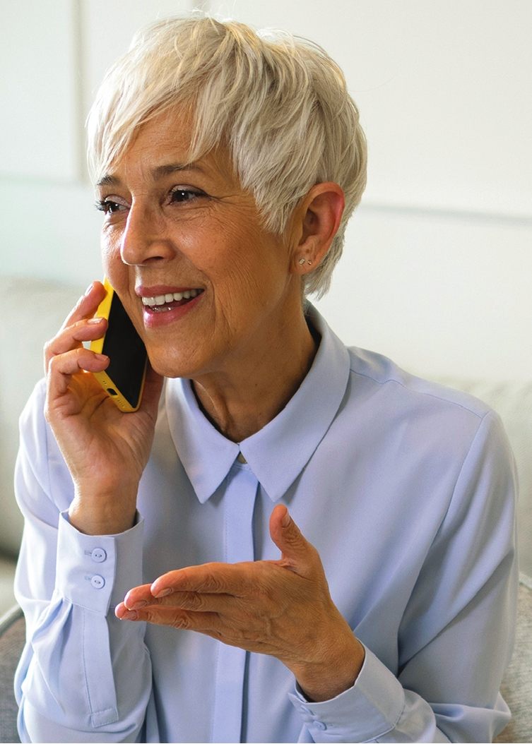 Photo: A friendly voice on the phone